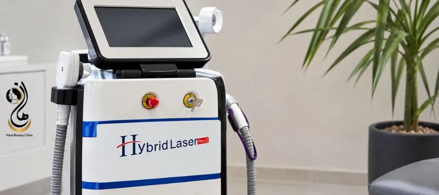 دستگاه لیزر موهای زائد Hybrid Lase Pro-U در هانی کلینیک شهریار